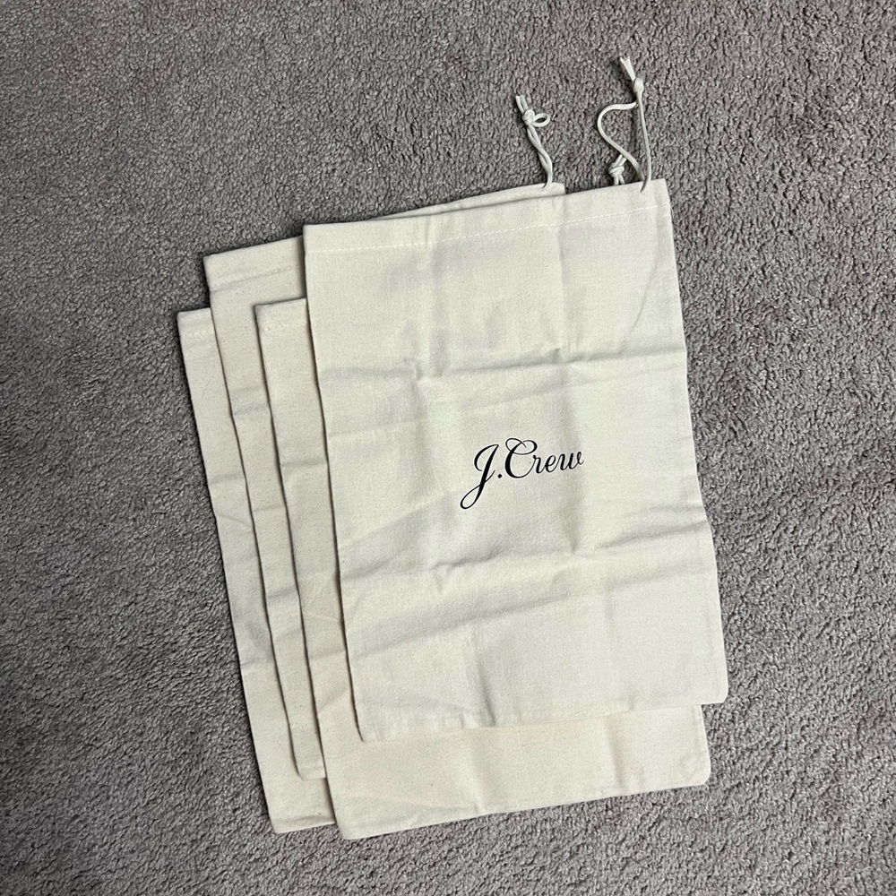 J.Crew Ivory Dust Bags (4)
